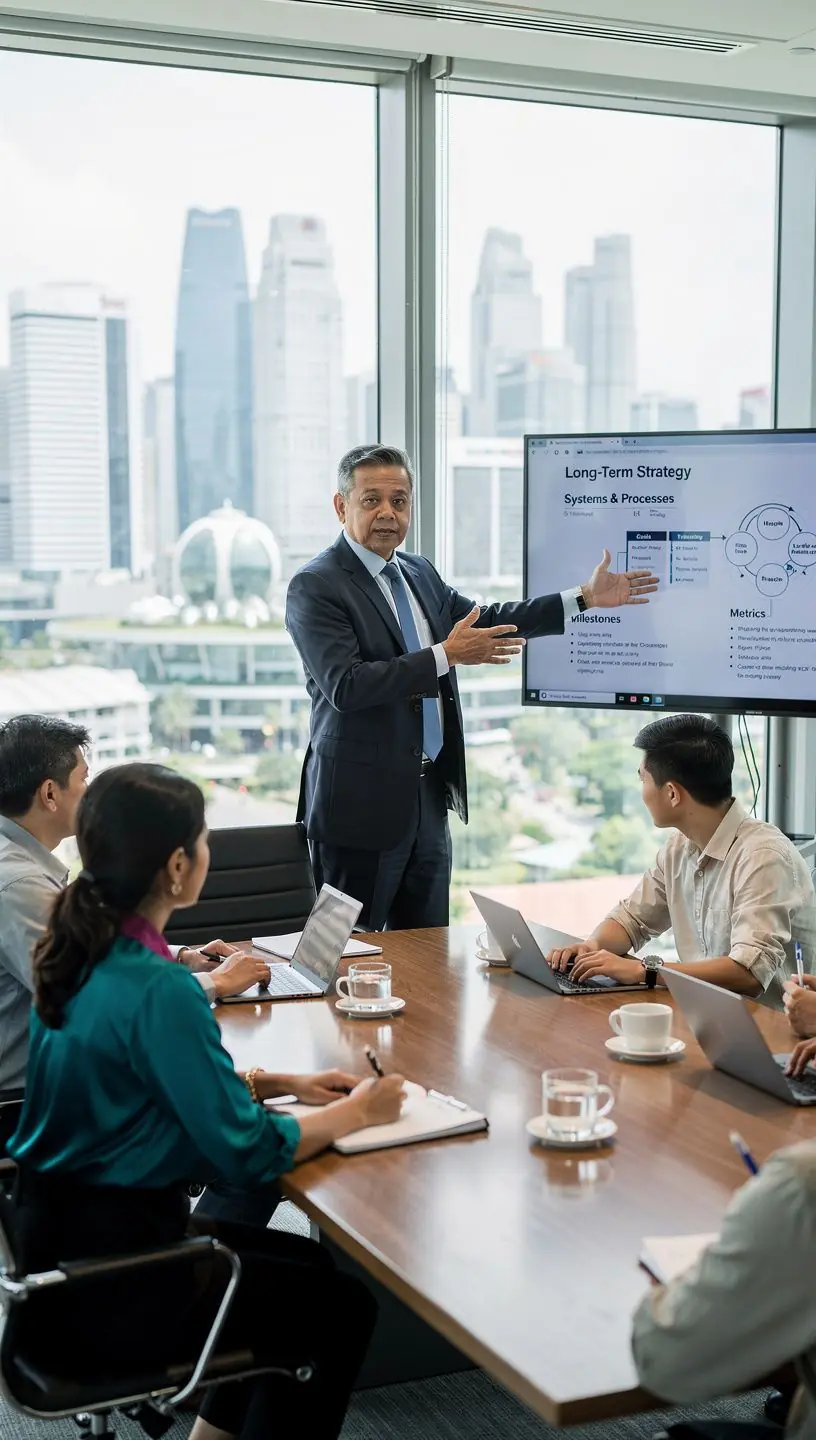 Modern office workspace