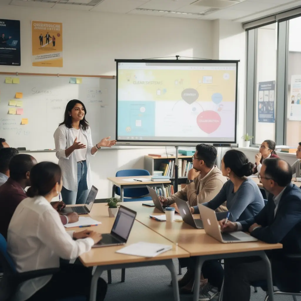 Professional business solutions illustration